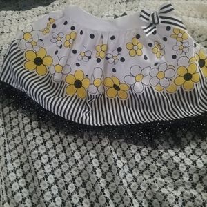 Toddler floral skirt